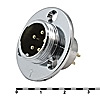 GX18M-5E вилка на корпус 5pin M18