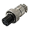 GX16 12M-4A (гнездо на кабель 4pin)