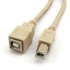 Шнур USB-B M USB-B F 1.8m