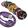 Шнур USB to iPhone4 Round braid 1m