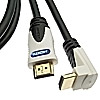 Шнур HDMI to HDMI 90* 1.4v OFC 2m
