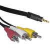 Шнур Stereo 3,5 mm - 3 RCA B 3m