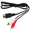 Шнур DIN 5 Pin - 2 RCA G1,5 m