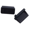 Rubber plug USB A 02 black