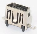 202G-FDN0-R miniUSB-B на плату вертикальный