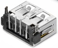 614104190121 гнездо USB-A на плату WURTH