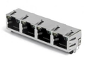 KLS12-108-8P8C-1x4-2-R/G-2-01 розетка 4xRJ45