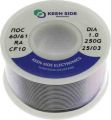 Припой Sn60/Pb40 d1.0 250g флюс RA KS10