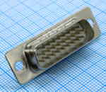 DHS-26M вилка белая шаг 2.29 H=11мм CONNFLY