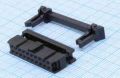 IDC-20A розетка на шлейф шаг 2.54 CONNFLY