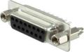 DPS-15F Z+H розетка с креплением черн CONNFLY