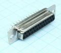 DPS-25F розетка без крепежа черн. CONNFLY