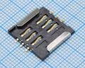 DS1138-08-06SS4BSR держатель mini-SIM CONNFLY