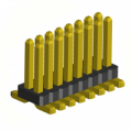 PLLD1.27-80S 2x40, шаг1.27x1.27мм SMD