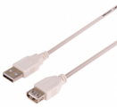 Кабель USB (шт. USB A - гн. USB A) 1.8 метра,