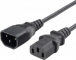 Шнур ПВС-АП 3*1,0 C13С14, черный, 5,0 м