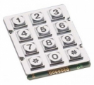 AK-207-N-SSB-WP-MM (3x4 waterproof metal keyp