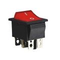 KCD2-202/N (6pin)15A 250V ON-ON красный SWR74