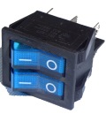 RK1-22 1X1X2N B/BL'0-' синий ON-OFF (2101)