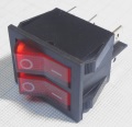 RK1-22 1X1X2 B/R'0-' красный ON-OFF (2101)
