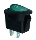 RK2-13 1X1 B/G'0-' зеленый ON-OFF (RS101-8)
