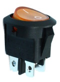 RK2-13D 2X1N B/OR'0-' оранжевый ON-OFF