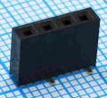 PBS-4S SMD (1х4) типR1 шаг 2.54мм CONNFLY