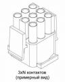 KLS1-XL1-6.35-3X02-FH розетка шаг 6.35 KLS