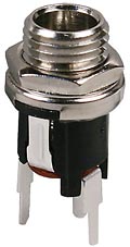 KLS1-DC-025A-2.0 (Гнездо DC 2.1/5.5 на плату)