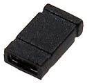 джампер 8cb(2.54mm) закрытый черный