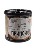 Припой ПОС61 ТР 1.0мм катушка 1кг, (17-21г)