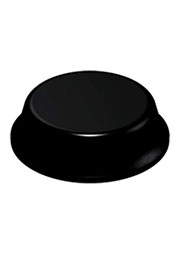 SJ5012, клейкие ножки d12.7x3.5 чёрные цилин
