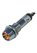 L-701Y-12V, с держателем желтый 12В резьба М