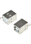 USBB-1FV гнездо USB типВ вертик. CONNFLY