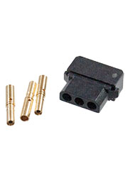 M80-8980305, Conn Housing SKT 3 POS 2mm Crimp