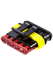 CKK7051-1.5-21B, Корпус разъема, розетка AMP