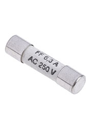 RS 420-123 6,3 А, тип FF, 5х20 керамика