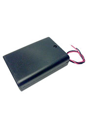 KLS5-808-B, держатель для 3 батарей АА провод