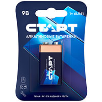 6LR61-BL1 BLUE, батарейка крона 9В, 1 шт