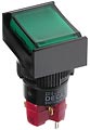 D16LMT2-1ABKG, кнопка б/фикс.250В 5А LED 24В