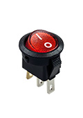 KCD5-101N-2 (SMRS-101D) 12В, on-off, красный