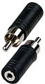 2-196, Переход RCA шт - 2.5мм гн моно пла