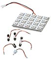 PCB-52*35-20SMD-G-12V,LED модуль зеленый 5050