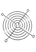 K-G09B06-4HB решетка металл для вент.92х92мм