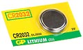 CR2032-3V-BC5 (блист), диск. Li GP