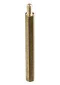 PCHSN-50, стойка латунная М3 шестигранная KLS