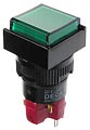 D16LAS1-1abKG кнопка с фиксацией 250В/5А LED