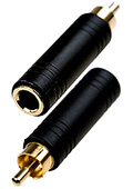 2-252G Переход RCA шт - 6.35мм гн. стере