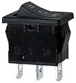 KCD1-103-2 6A 250V ON-OFF-ON черный (SWR43)
