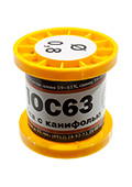Припой ПОС63 ТР 0.8мм катушка 100г, (20-21г)